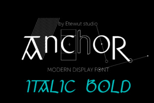 Anchor Italic Bold: A Magical Display Font for Handmade Brands