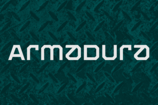Armadura Family: A Geometric Display Typeface for Bold Branding