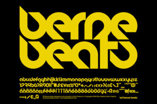 BD BerneBeats: A Groovy Geometric Typeface for Modern Editorial Design