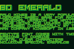 BD Emerald: The Pixel-Perfect Display Font for Retro Campaigns