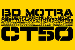 BD Motra: A Bold Display Typeface for Maker Branding