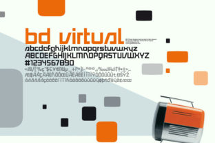 BD Virtual: A Clean Geometric Display Font