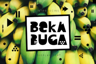Bekabuga Display Font for Playful Web Design