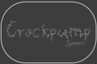 Crackpump: A Unique Display Font for Handmade Branding