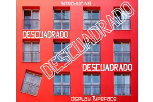 Descuadrado: The Quirky Display Font for Handmade Branding