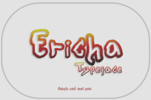 Ericha: The Display Font for Sharp Campaign Visuals