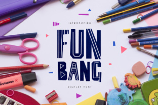 Fun Bang: The Geometric Display Font for Scroll-Stopping Social Media Graphics