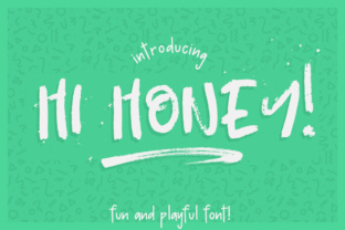 Hi Honey Display Font Review for Social Campaigns