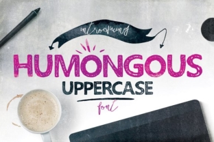 Humongous Typeface Review: A Handcrafted Display Font for Bold Branding