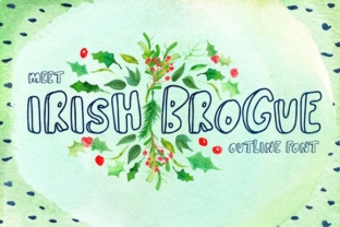 Irish Brogue: A Handcrafted Display Font for Authentic Branding