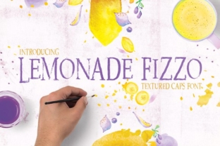 Lemonade Fizzo: The Handcrafted Display Font for Boutique Branding