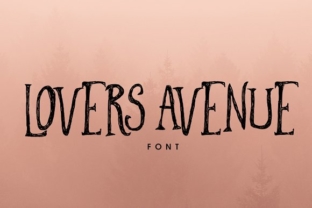 Lovers Avenue: A Handcrafted Font for Boutique Branding