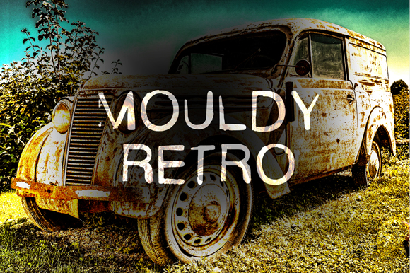 Mouldy Retro Typeface: A Rustic Display Font for Bold Campaigns