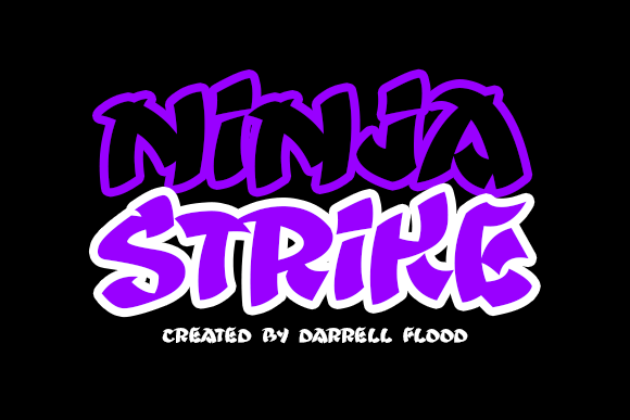 NinjaStrike: High-Impact Display Fonts for Bold Handmade Brands