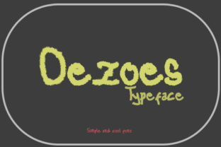 Oezoes: A Practical Display Font for Small Business Branding