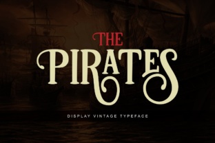 Pirates: A Retro Display Font for Modern Web Design