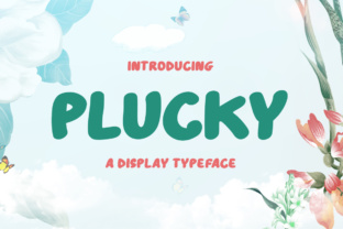 Plucky Typeface: A Modern Display Font for Editorial Design