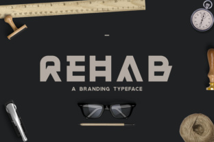 Rehab: The Display Font That Defines Your Brand Identity