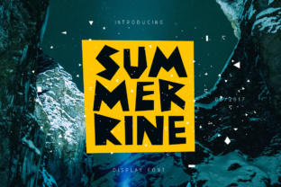 Summerrine: A Geometric Display Font for Modern Branding