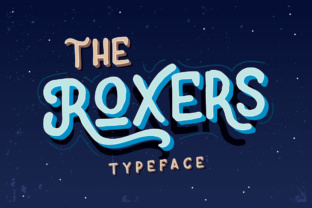 The Roxers: A Handmade Font Review for Retro Craft Projects
