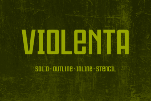 Violenta Family: A Bold Display Typeface for High-Impact Campaigns