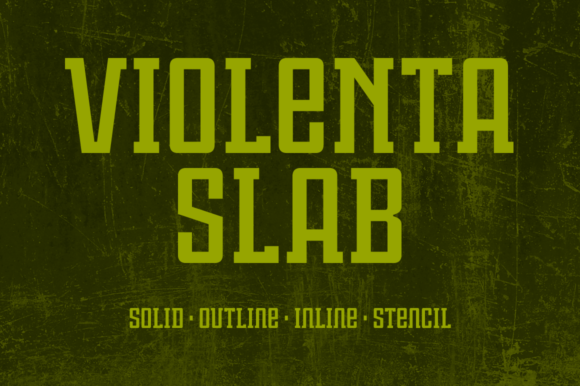 Violenta Slab Family: Bold Editorial Type for High-Impact Content